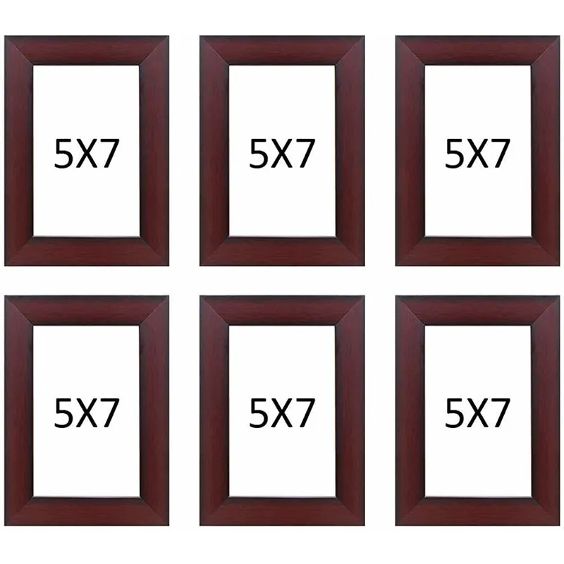 Bois Photo Frame (Brown) - Set Of Six media 6
