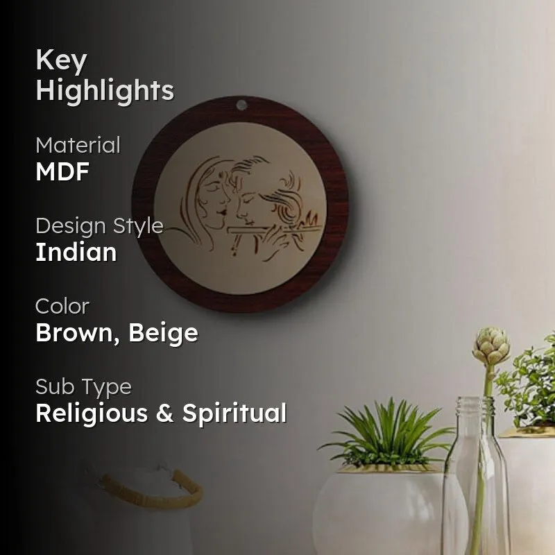 Radha Maadhav MDF MDF Wall Accent media 2