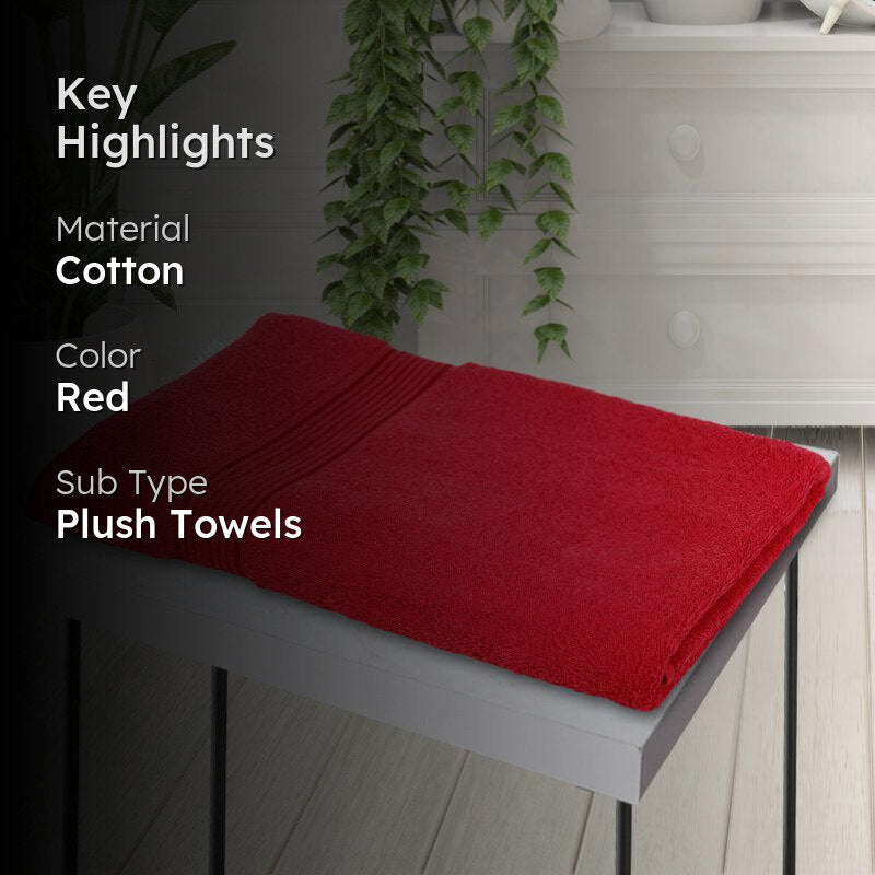 Junia Bath Towel - Red media 2