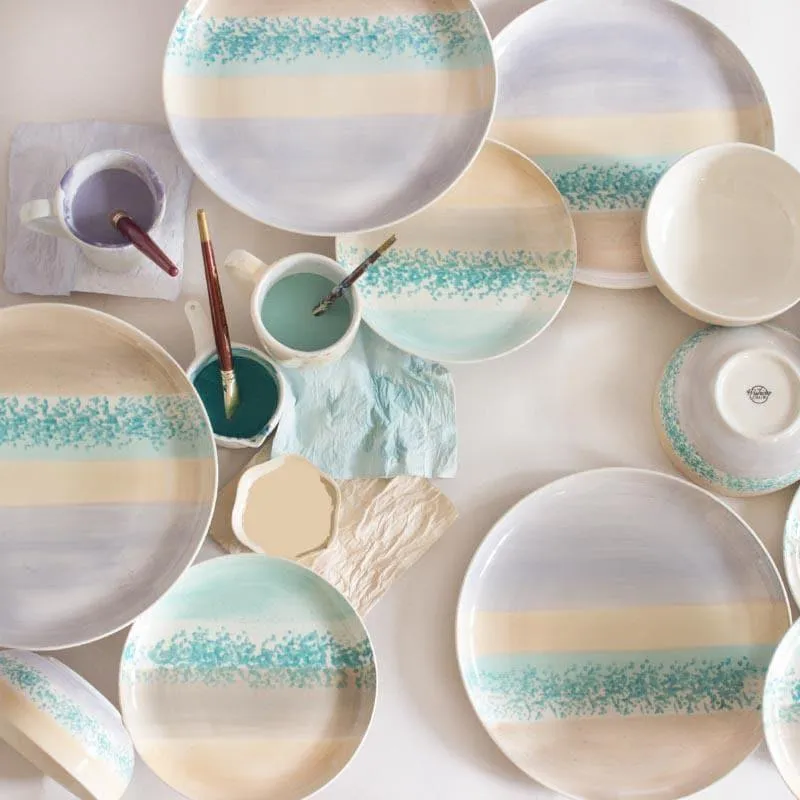 Herman Handpainted Dinner Plate - Set Of Four media 1