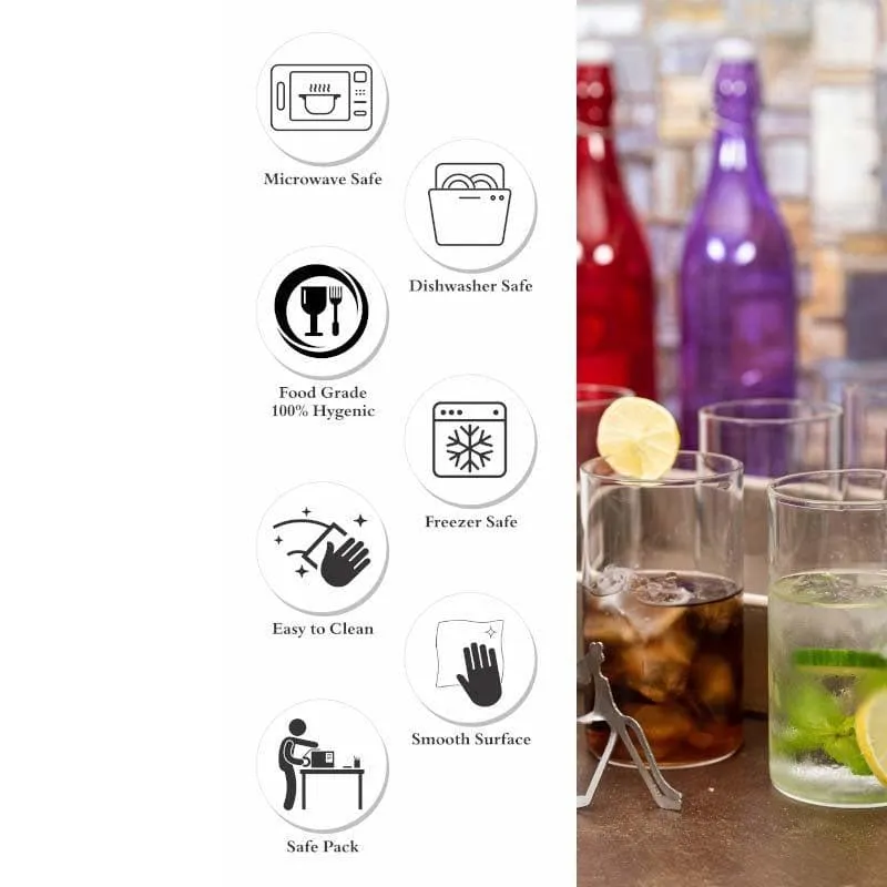 Conglo Glass Tumbler - 340 ML media 5