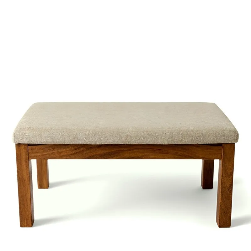 Fexon Sheesham Wooden Bench - Beige media 3