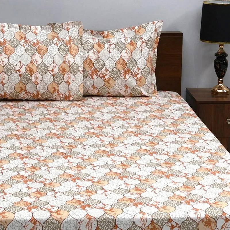Shaina Arca Microfiber Bedsheet - 120 GSM media 1