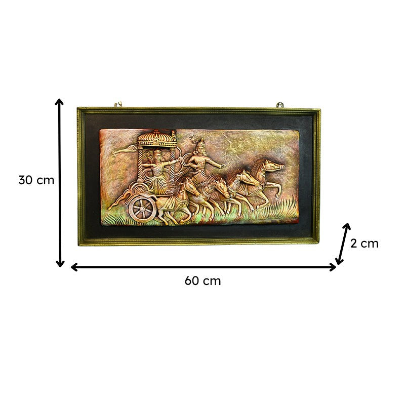 Mahabharatha Legend Terracotta Wall Accent media 9