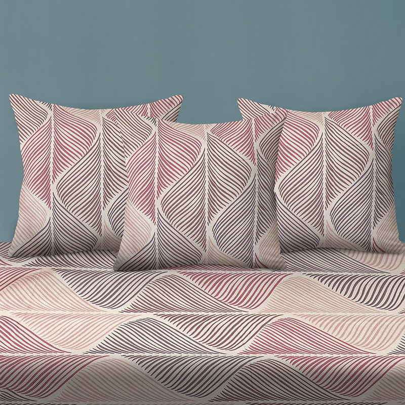 Blush Waves Diwan Set - Six Piece Set media 4