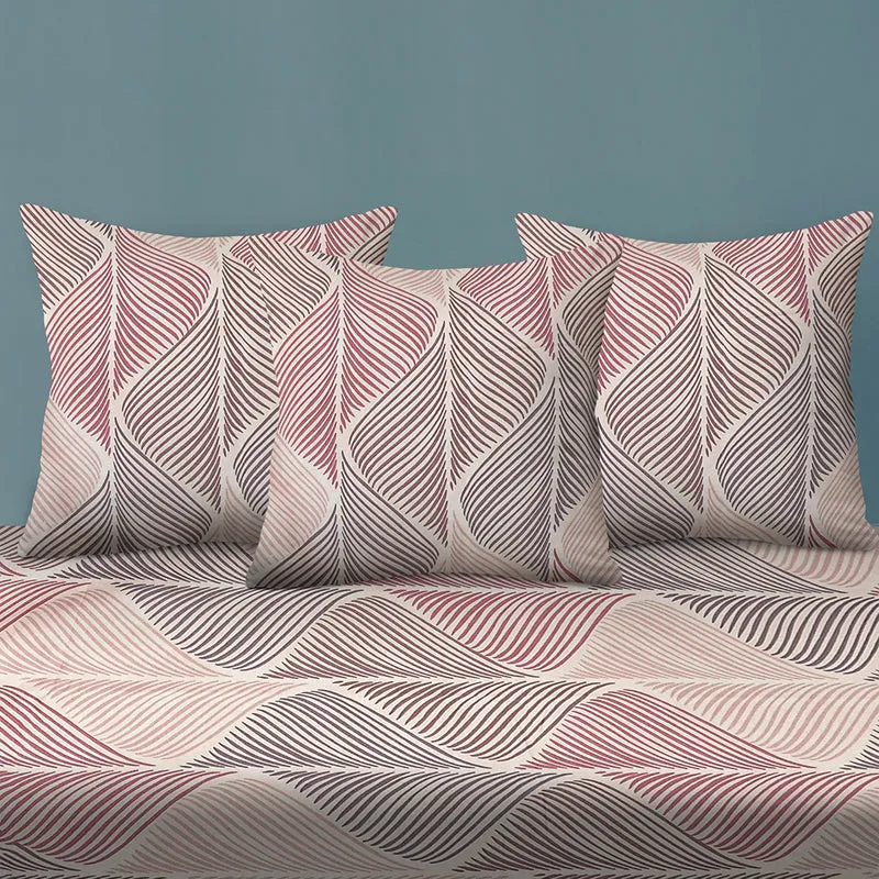 Blush Waves Diwan Set - Six Piece Set media 4