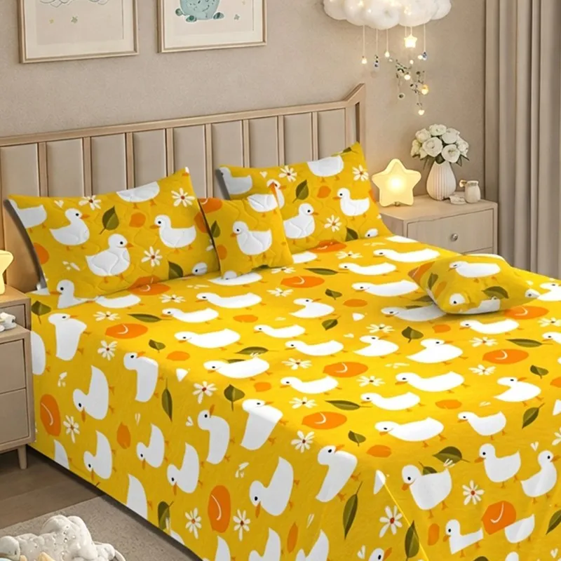 Jolly Duck Glace Cotton Kids Bedding Set (180 GSM) - Five Piece Set media 4