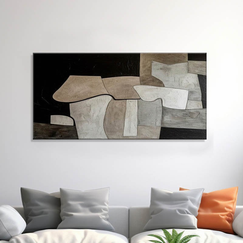 Rock Sone Poly Canvas Wall Painting