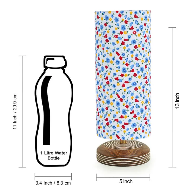 Savera Terrazzo Fabric Table Lamp - Multicolor media 8