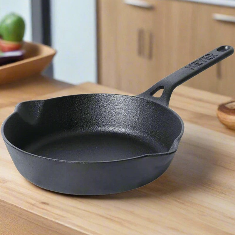 SizzleBloom Cast Iron Frying Pan - 1000 mL