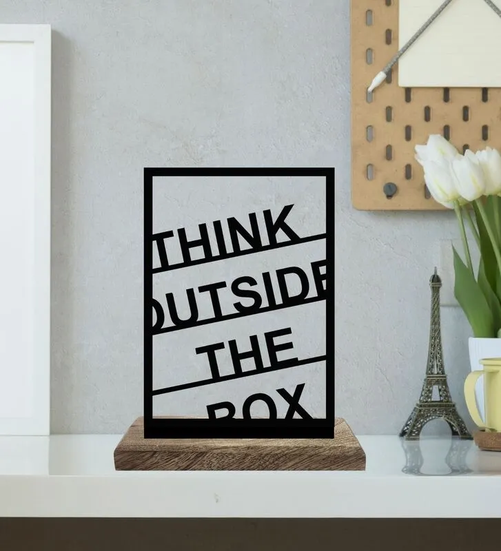 Dope Ideas Daily Execution Typography Showpiece - Set Of Two media 3