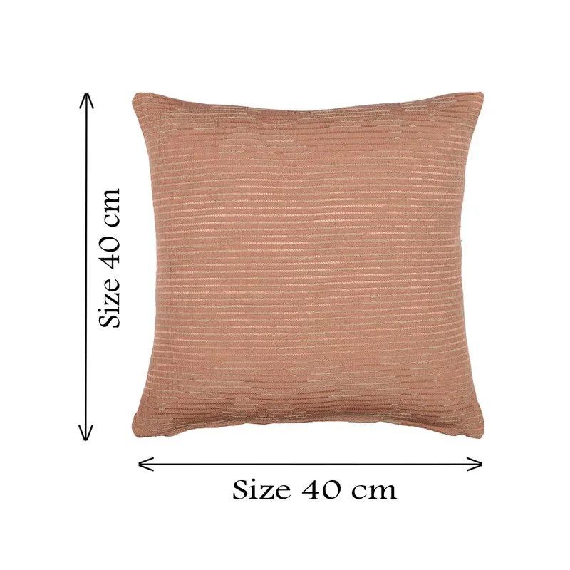 Linear Flow Cushion Cover (Peach) - Set of Two media 6