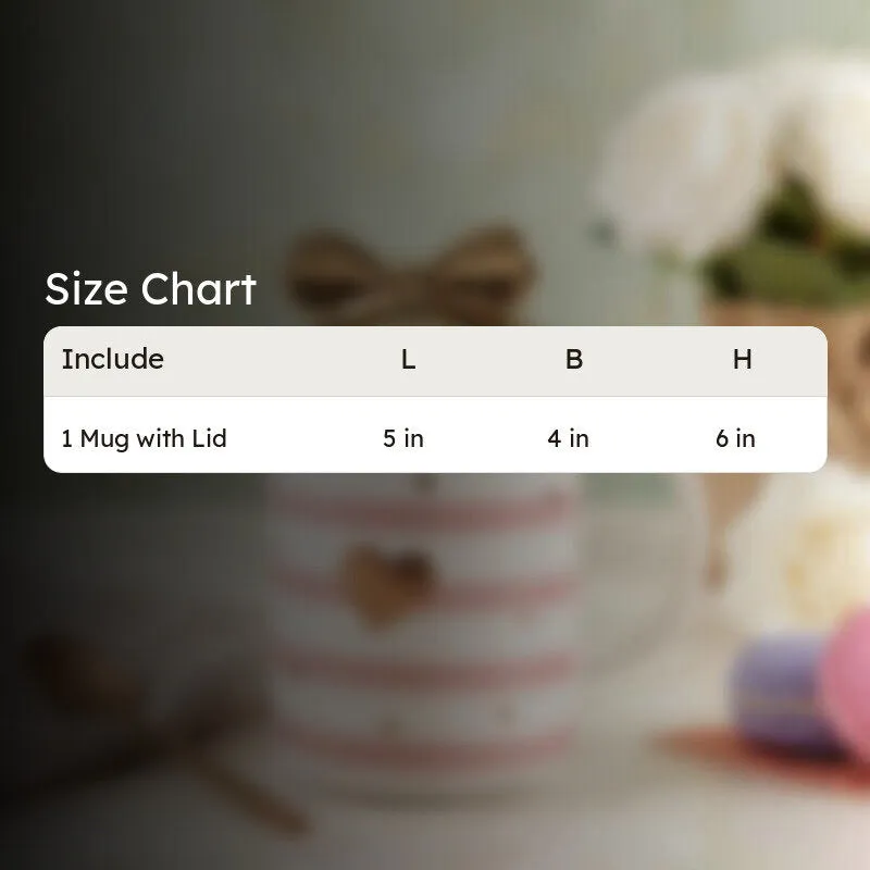 Love Ceramic Coffee Mug (350 mL) - Pink media 7