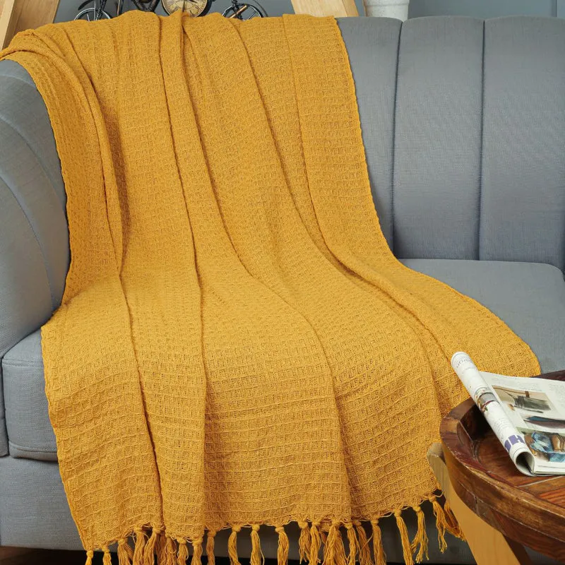 Hearth Flow Throw - Yellow media 1