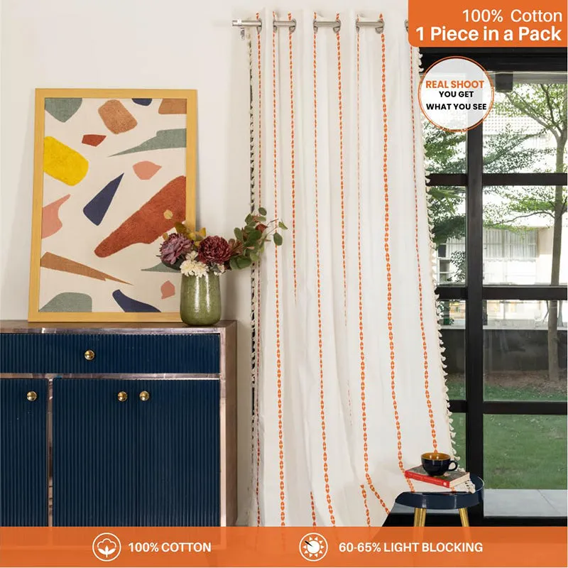 Urban Space Katarina Curtain - Orange media 3