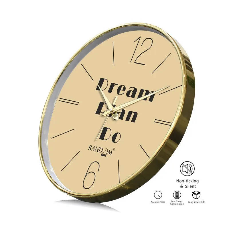Vision Action Round Analog Wall Clock - Beige media 7
