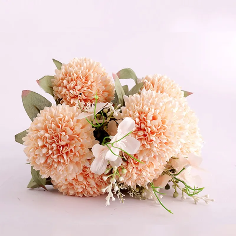 AarviDecor Peach Glow Silk Artificial Flowers media 6