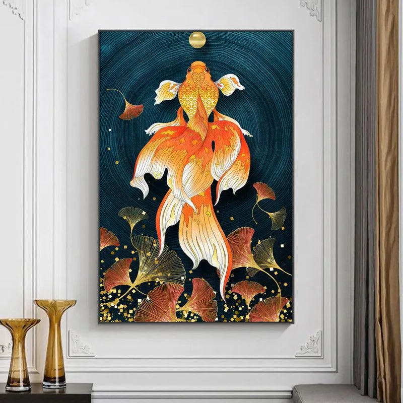 Tiffany Goldfish Wall Art media 2