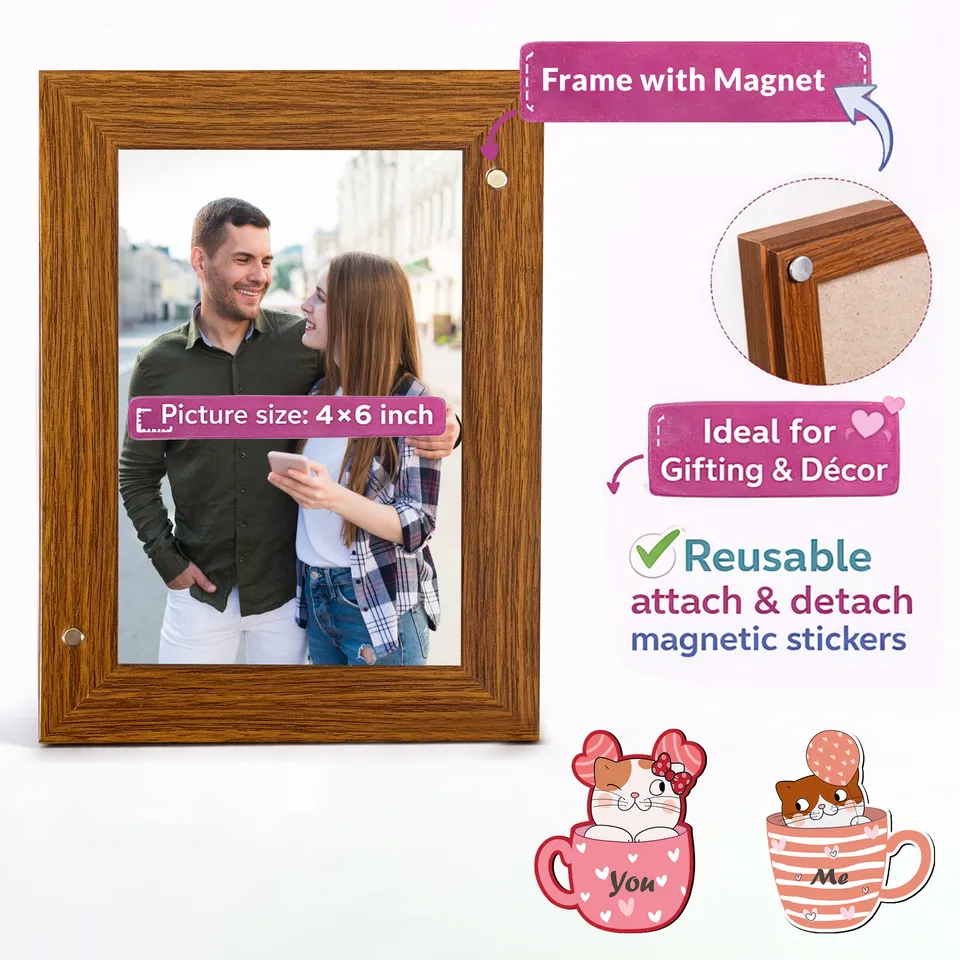 Lovio MDF Photo Frame with Magnetic Sticker II media 4