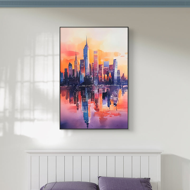 Vivid Citylines Wall Painting