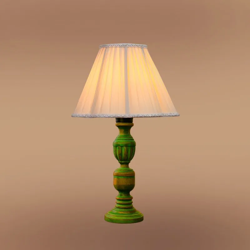 Arvello Rivo Wooden Table Lamp - OffWhite media 6