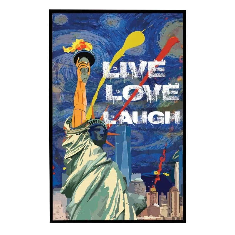 Statue of Liberty Graffiti Wall Art media 4