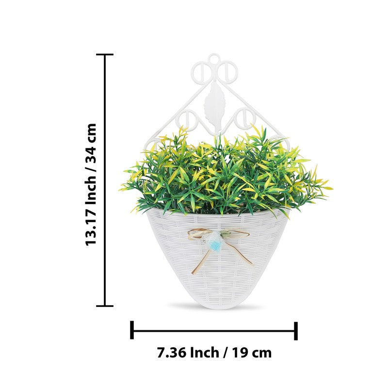 Velour Bloom Artificial Flower With Vase media 7