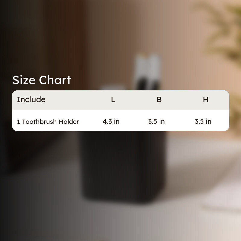 Purelo Toothbrush Holder - Black media 7