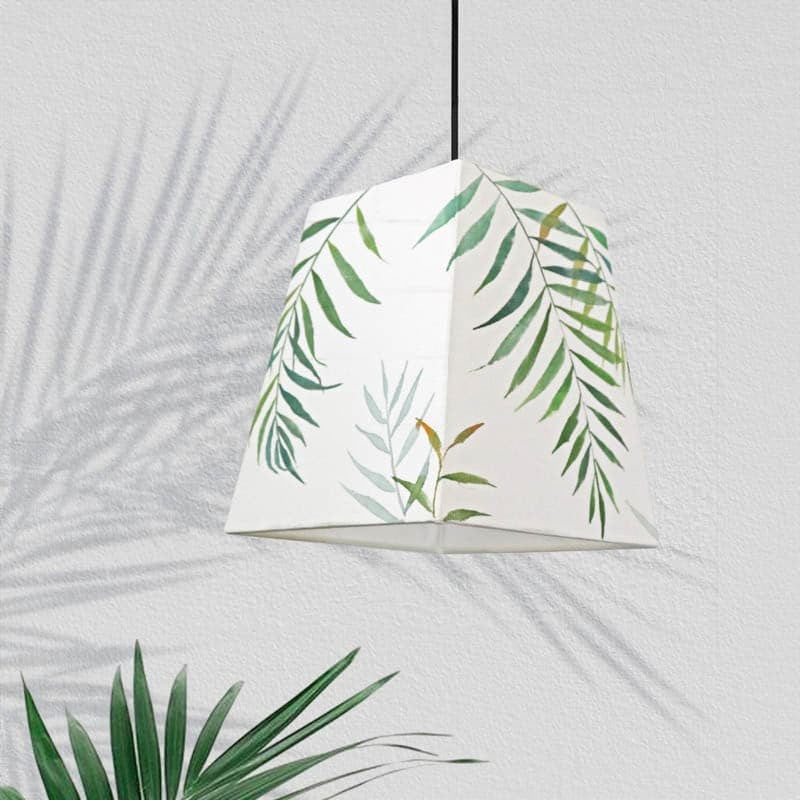 Ferno Fall Handpainted Fabric Ceiling Lamp media 4