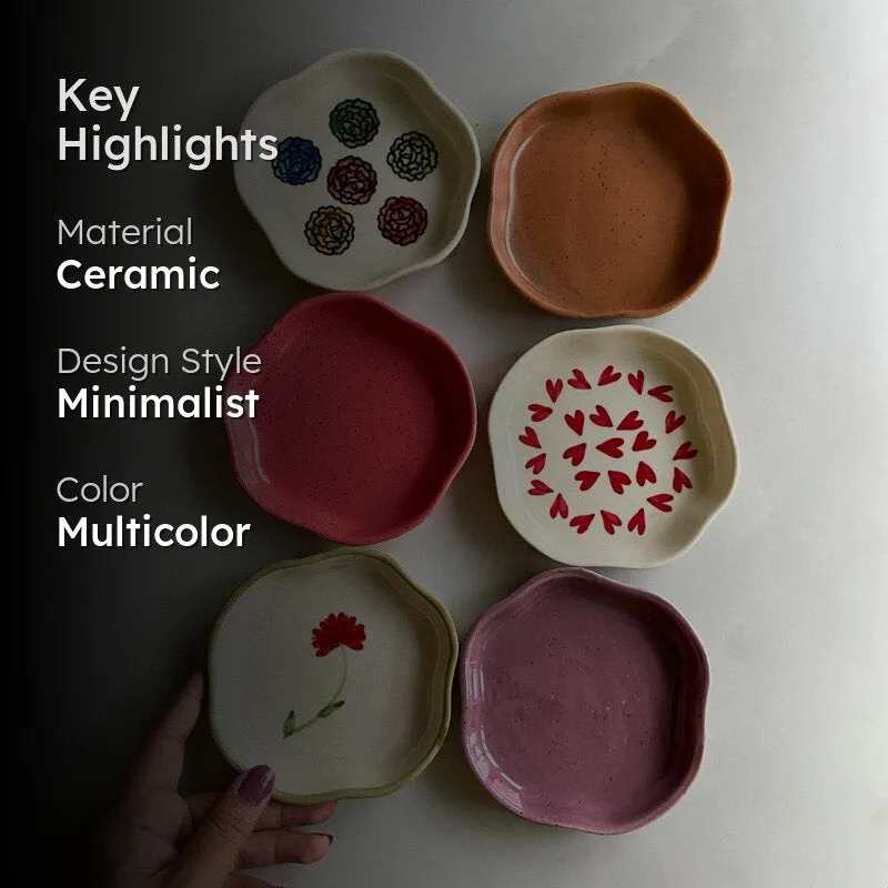 Anruin Ceramic Platter - Set of Six media 2