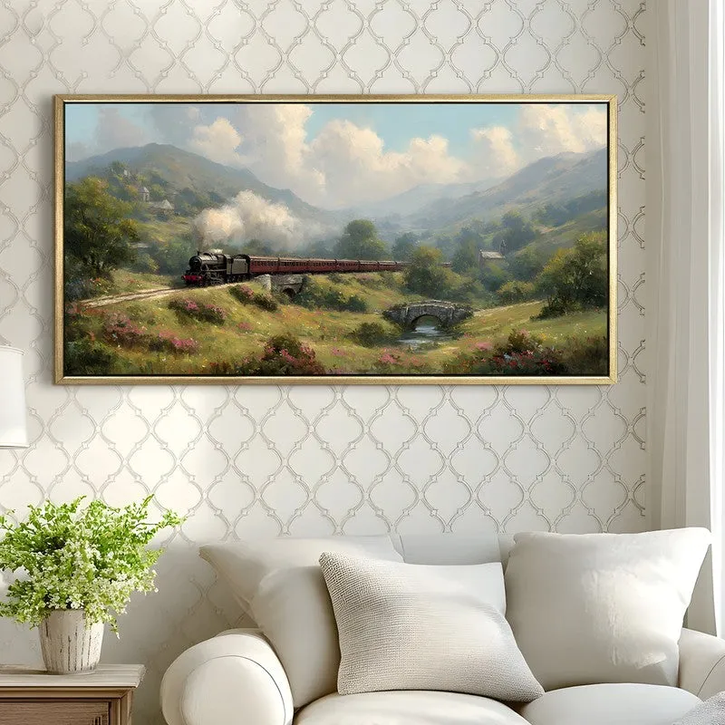 Railhush Canvas Wall Painting With Frame media 4