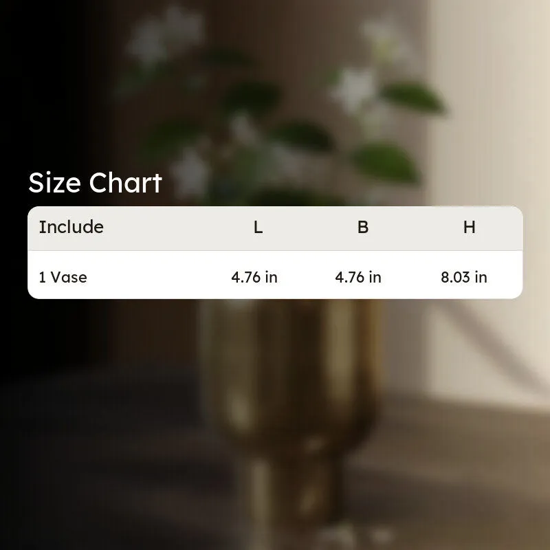 Lumira Iron Vase - Gold media 10