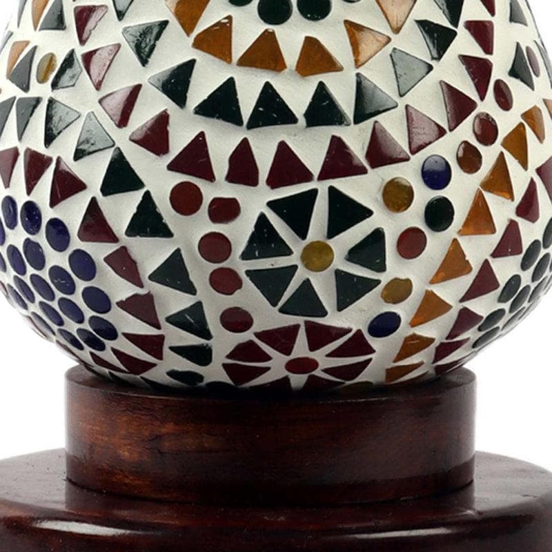 Tumbler Mosaic Glass Table Lamp - Multicolor media 6