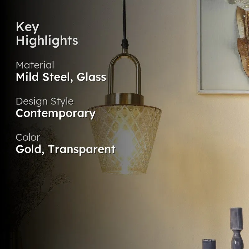 Aviora Elegant Glass Pendant Lamp media 2