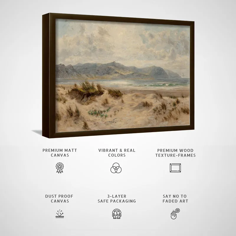 Withering Fields Wood Wall Art With Frame - Black media 5