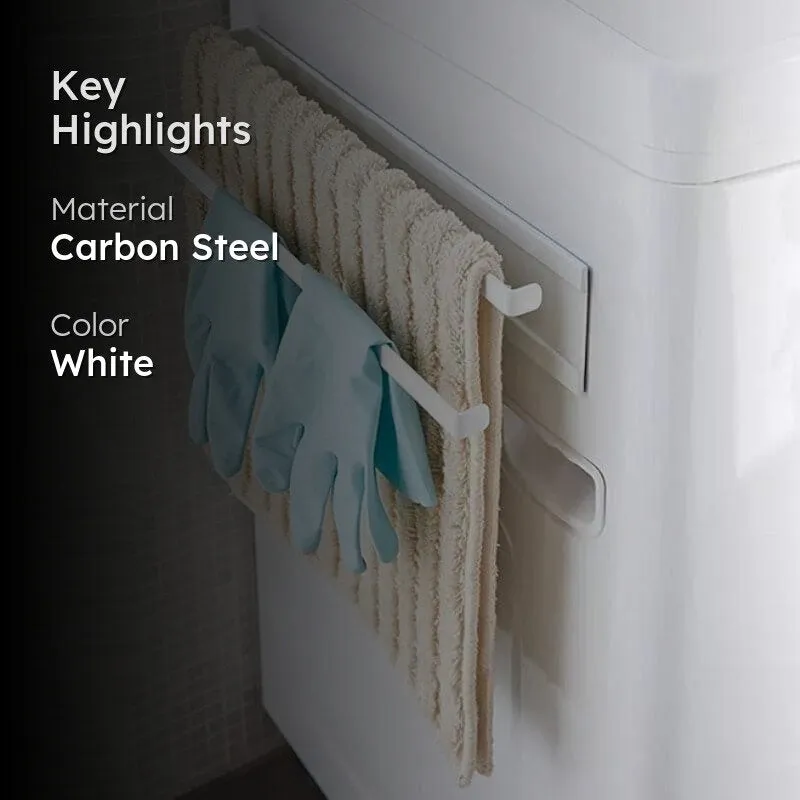 Rollon Magnetic Wall-Mount Tissue Holder - Sleek White Design media 2