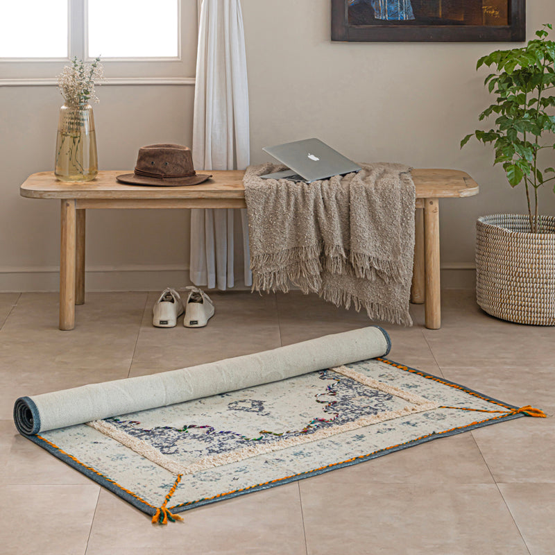 Neira Handwoven Cotton Rug media 4