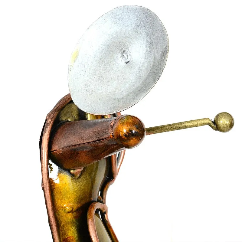 Retro Scooter Design Metal Wall Clock media 6