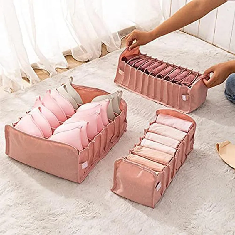 Juna Foldable Cloth Organizer - Set Of Three media 4