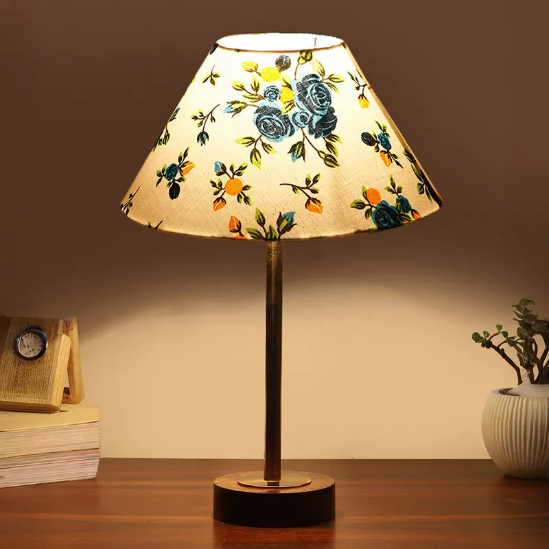 Fleurna Cone Rodin Wooden Table Lamp - Multicolor media 1