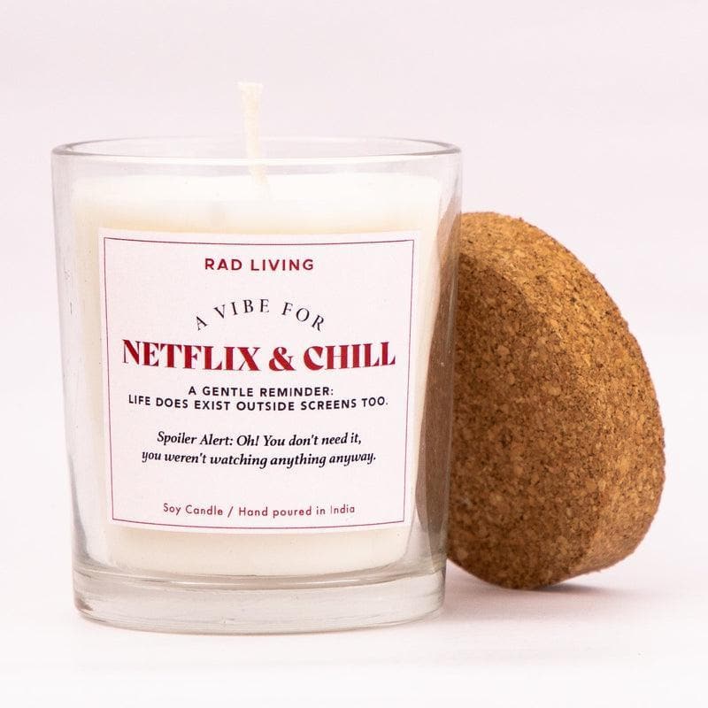 Netflix and Chill Soy Wax Scented Jar Candle media 5