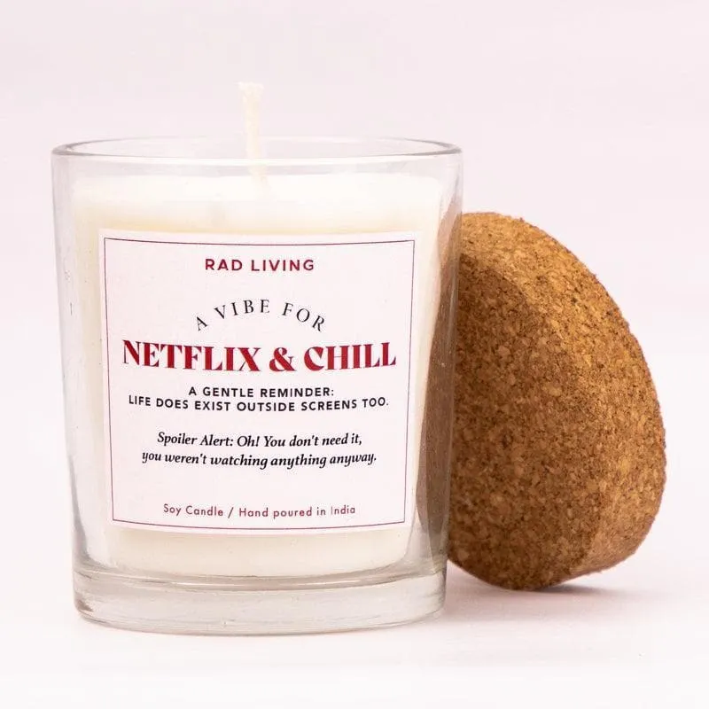 Netflix and Chill Soy Wax Scented Jar Candle media 5