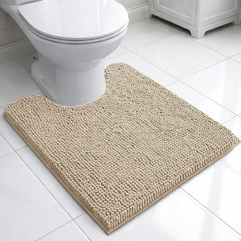 SolidEase Microfiber Bath Mat - Beige media 3