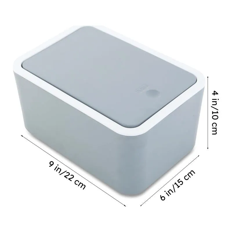 Mille Plastic Storage Basket - Grey media 6