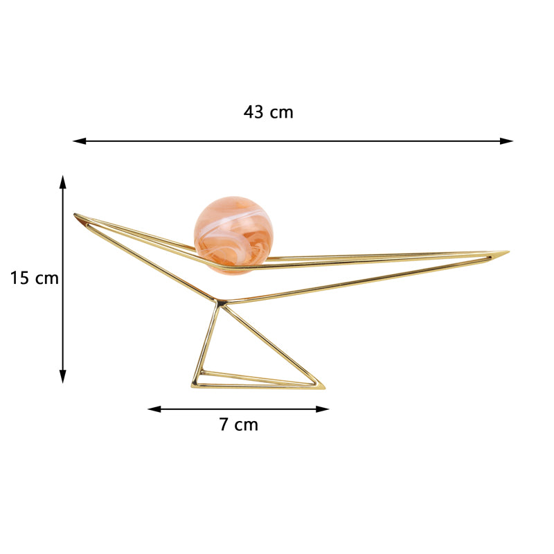 Orbus Nixo Showpiece - Peach & Golden media 6