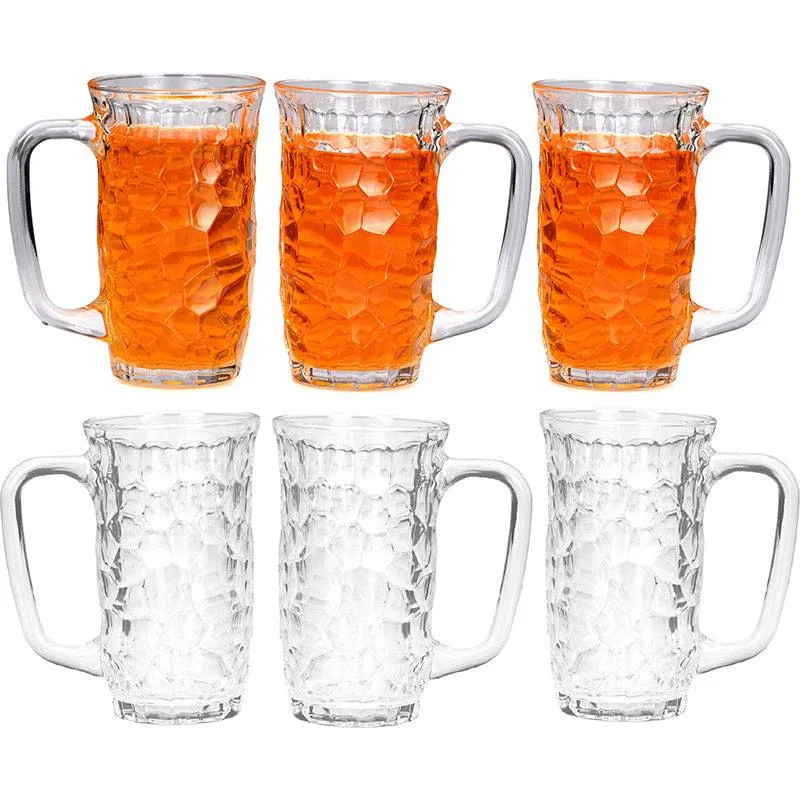 Luka Beer Mug (450 ML) - Set Of Six media 1