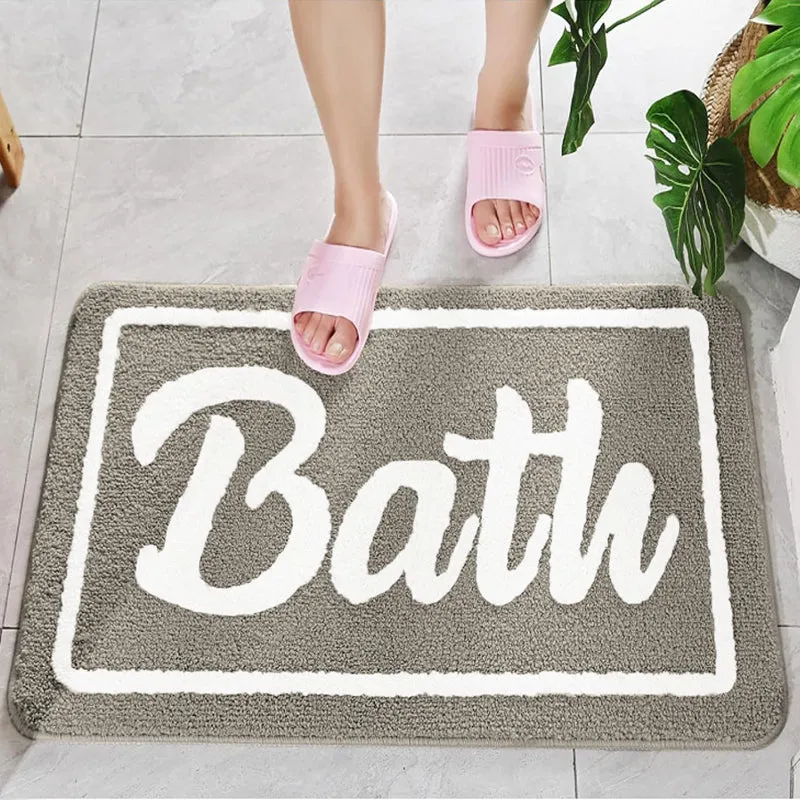 Bath Time Microfiber Bath Mat - Taupe media 4