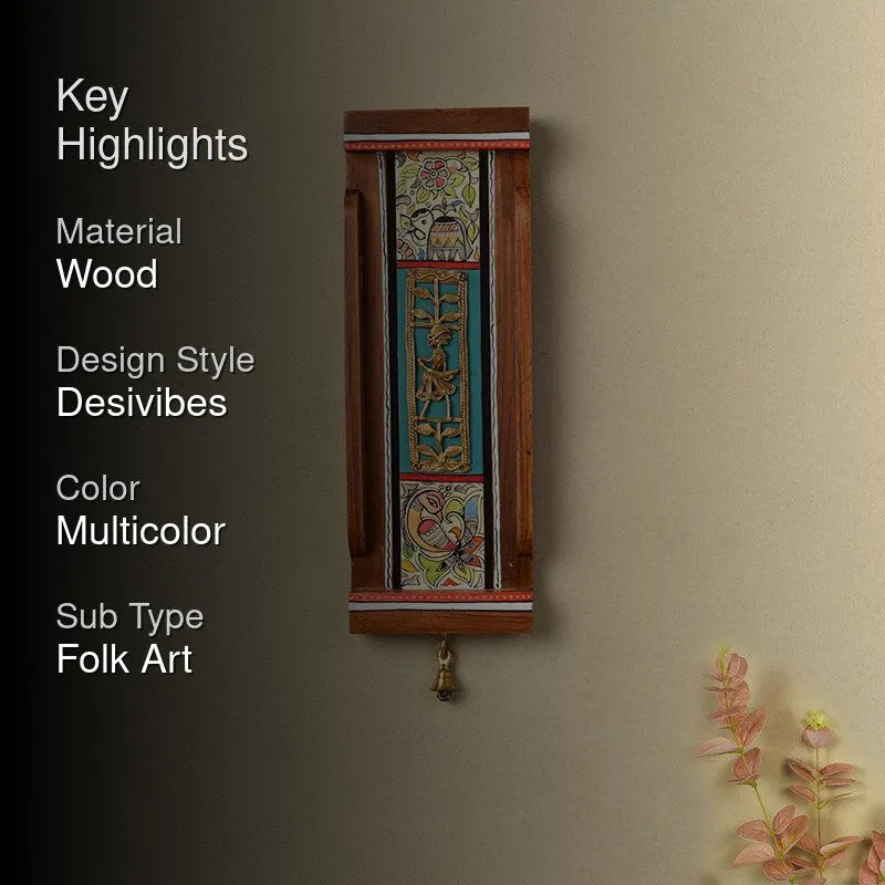Mati Kala Wooden Wall Accent - Blue media 2