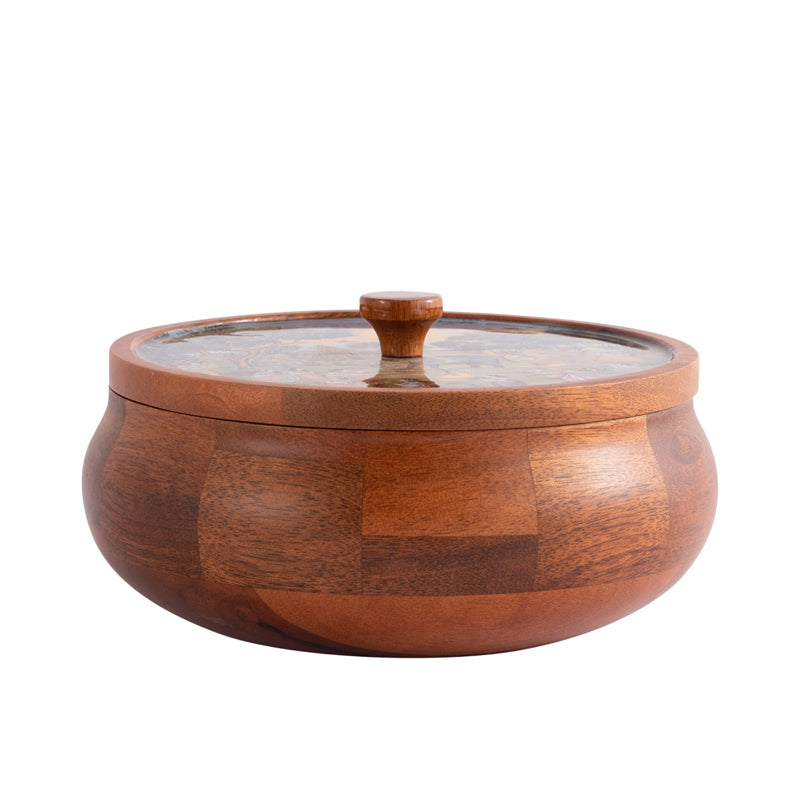 Chitrakriti Handcrafted Mango Wood Masala Box media 10