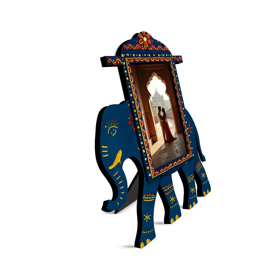 HeritageTrunk MDF Photo Frame - Blue media 7